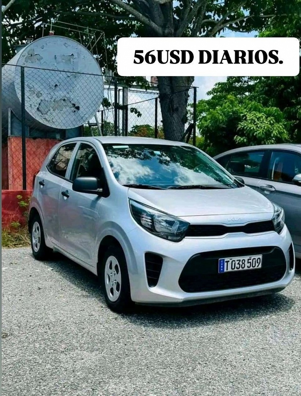 56USD DIARIOS MAS UN SEGURO DE 260USD.