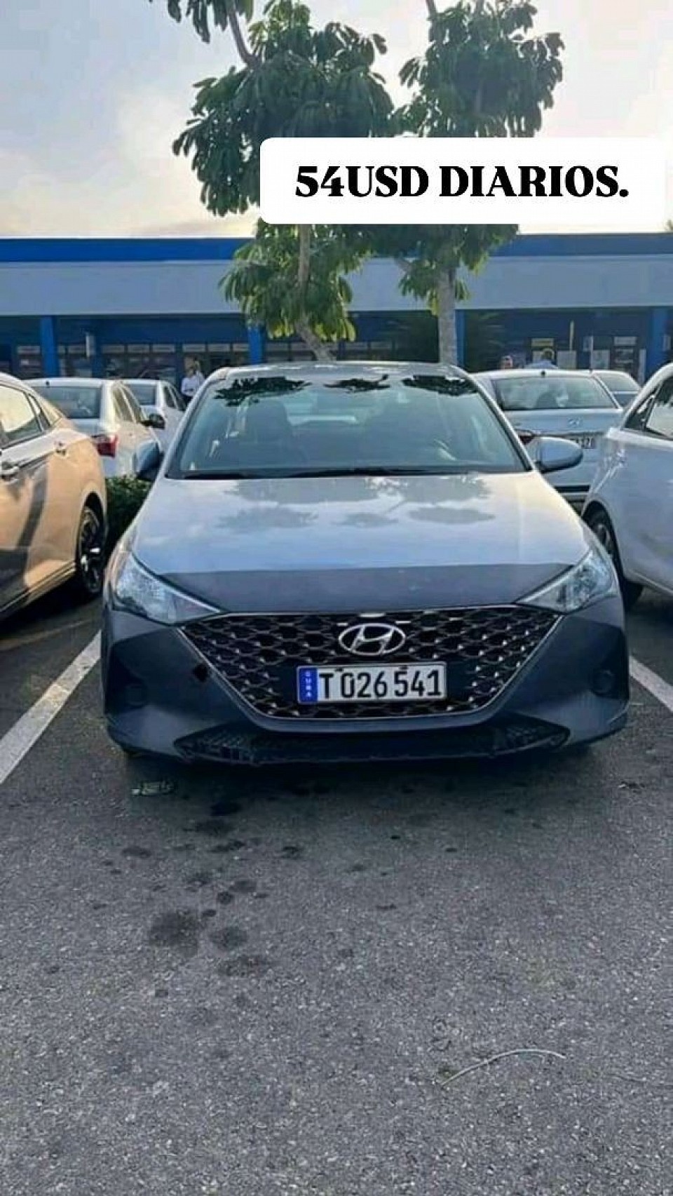 54USD DIARIOS MAS UN SEGURO DE 250USD DIARIOS.